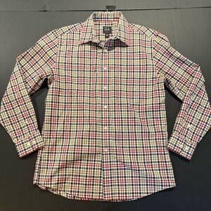 Jos. A. Bank Traveler Men's Shirt Tailored Fit Button Up - Size M